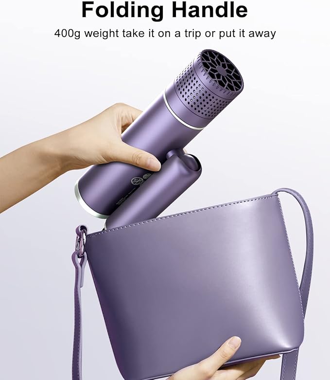 7MAGIC Fast-Drying Ionic Hair Dryer – Travel & Foldable